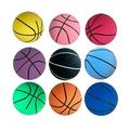 Fusipu Toy Balls Mini Basketball Toy Non-inflatable Eco-friendly High Elasticity Endless Fun for Kids Adults High Elastic Balls