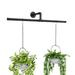 Bamworld Hanging Planters for EC36 Indoor Plants T-Shaped Hanging Plant Holder Plant Hanger Indoor Window Plant Shelves Ceiling Wall Mount Black Rod for Garden Wall Decor (Pot&Plant Not Included)