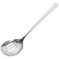 Spoon Rest Stainless Steel Skimmer Strainer Hollow Colander Food Long Handle Large Kitchen