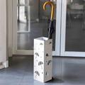 Organization and Storage Wrought Iron Office Umbrella Stand Foyer Home Decoration Storage Bucket Umbrella Iron Stand