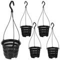 Planter Indoor Pot 5 Sets Hanging Basin Planting for Orchids Cachepots Terracotta Garden Accessory Decorative Flowerpot