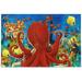 Coolnut 500 Piece Puzzles for Adults Cartoon Underwater World Fishes Octopus Jigsaw Puzzles Kids Educational Intellectual Fun Family Game Entertainment DIY Creative Wall Art Paintings for Home Decor