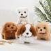 Electric Barking Dog Toy Puppy Dog Toys Plush Electronic Toy Plush Dog Toy Toddler Dolls Goody Bag Toys Stuffed Dog Toys Stuffed Toy Baby Plastic Pet Child Walk The Dog