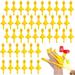 42PCS Valentine Flying Chicken Slingshot Flicking Rubber Chicken Funny Gag Gifts for Kids Adults Party Favors Birthday Goodie Bags Stuffers Novelty Classroom Exchange Gifts