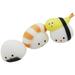 Squid Stress Relief Toy 3 Pcs Sushi Toys Stretchy Baby Bath Tpr Soft Glue Office Student