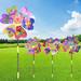 1Pc Colorful Sequin Windmill Cartoon Animal 3D Pinwheel Home Garden Decoration Wind Spinner Whirligig Yard Decor Outdoor Kid Toy