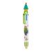 BAILANku 6-in-1 Multicolor Ballpoint Pen 6 Color Ballpoint Push Type Pen 0.5 MM Multicolor Ballpoint Pen Retractable Ballpoint Pens for Office School Supplies Students Children Gift