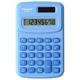 XEOVHV Basic Standard Calculators 4.3 X2.5 Small Digital Desktop Calculator with 8-Digit LCD Display Solar Power Smart Calculator Portable Pocket Size for Kids Office Home School Supplies