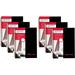 Spiral Hardcover Notebook Medium Black/Red 70 Ruled Sheets Pack Of 6 (L67000)