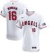 Mickey Moniak Men's Nike White Los Angeles Angels Home Elite Custom Patch Jersey