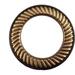Large Antique Brass Design #12 Metal Curtain Drapery Hardware Supplies #12-1 9/16 Inch Inner Diameter Decorative Grommet/Rings W/Washer Eyelet Lot Of 10/25 / 50/100 Pcs (Pack Of 50)