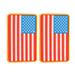 2 Pcs Decor Stickers Americans Flags Crafts Sewing Accessory DIY Repair Patches Stars and Stripes Repair Flag Pvc