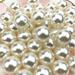 Feildoo 8mm Pearl Necklaces Bulk Party Pearl Necklaces Faux Pearl Strand Necklace 200pcs Beige Bead Necklace for Party Tea Party Bridal Shower Masquerade Flapper Party Y05J1H3A