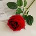 Oneshit Ornaments Sale 1Pc Artificial Flower Home Decor Portable Single Branch Simulation Rose For Wedding Fake Rose Ecologically Friendly For Party Artificial Flower Exquisite Decor Ornaments