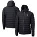 Men's Cutter & Buck Black Albany State Golden Rams Mission Ridge Repreve Eco Insulated Puffer Full-Zip Jacket
