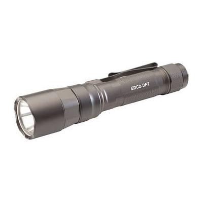 SureFire EDC2-DFT Dual-Fuel Rechargeable Flashlight (Gray) EDC2-DFT-HA