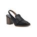 Women's Vocality Slingback by White Mountain in Black Smooth (Size 9 M)