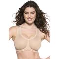 Plus Size Women's Body X Underwire Sports Bra Bra by Woman Within in Warm Nude (Size 38 DDD)