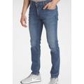 Slim-fit-Jeans LEE "LUKE" Gr. 33, Länge 30, blau (blue used fresh) Herren Jeans Slim Fit