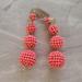 J. Crew Jewelry | New J.Crew Pink Beaded Beads Drop Dangle Earrings | Color: Gold/Pink | Size: Os