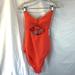 Jessica Simpson Swim | Jessica Simpson Pretty In Pique Twist Front One Piece Pink Swimsuit Nwt M | Color: Pink | Size: M