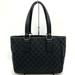Gucci Bags | Gucci Gg Pattern Tote Bag Shoulder Black Canvas Ladies Fashion 113019 | Color: Black | Size: Os
