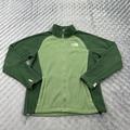 The North Face Jackets & Coats | North Face Jacket Womens Medium Green Fleece Full Zip Pocket Mock Neck Outdoor | Color: Green | Size: M