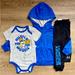 Under Armour Matching Sets | New Under Armour Baby Boy 3-Piece Set, Available In Sizes 12m, 18m & 24m | Color: Blue | Size: Various