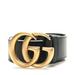 Gucci Accessories | New Auth Gucci Marmont Wide Black Leather Belt Sz 95cm | Color: Black | Size: 95 Cm, Sz 38