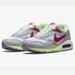 Nike Shoes | Nike Air Max Correlate Sneakers Fireberry Lime Platinum Low Cut Lace Up Women 9 | Color: Gray/Pink | Size: 9