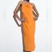 Zara Dresses | New Zara Orange Midi Dress, Nwt | Color: Orange | Size: Various