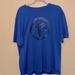 Nike Shirts | Blue With Black Screen Print. Nike Dri Fit Tee Size Xxl | Color: Black/Blue | Size: Xxl