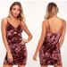 Free People Dresses | New Free People Come Together Velvet Dress Cut Out Mini Large | Color: Pink/Purple | Size: L