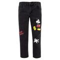 Levi's Jeans | Levi’s Mickey Mouse 511 Skinny Jeans Mid Rise Black Antique Faded 14 Reg 27 | Color: Black | Size: 27