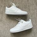 Nike Shoes | Nib Nike White Court Vision Low Sneakers Shoes 8.5 | Color: White | Size: 8.5