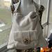 Michael Kors Bags | New Condition Michael Kors All Leather Bag | Color: Cream/White | Size: 14 X 13 X 3