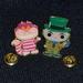 Disney Jewelry | Loungefly Pin Set Mad Hatter Cheshire Cat Aiw Funko Pop! 131806 Alice Wonderland | Color: Green/Pink | Size: Disney Pin