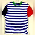 Polo By Ralph Lauren Shirts | Basic Crew Neck Striped Tee | Color: Blue/White | Size: S