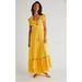 Free People Dresses | Free People Endless Summer Moonlight Ocean Maxi Dress Size Xs Sunset Gold | Color: Gold | Size: Various