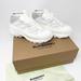 Burberry Shoes | Burberry Arthur White Mesh Low Top Sneakers Chunky Shoes Made In Italy Size 37 | Color: White | Size: 37