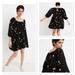 Madewell Dresses | Madewell Lazy Daisies Mini Dress | Color: Black/Gold | Size: S