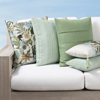 Monteverde Indoor/Outdoor Pillow Collection by Elaine Smith - Kaleidoscope, 20" x 20" Square Kaleidoscope - Frontgate