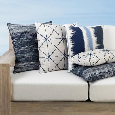 Twilight Indoor/Outdoor Pillow Collection by Elaine Smith - Murmur, 20" x 20" Square Murmur - Frontgate