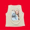 Urban Outfitters Tops | Brittney Spears Tank Top Womens Size S Cream | Color: Cream | Size: S