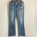 American Eagle Outfitters Jeans | American Eagle Favorite Boyfriend Jeans Distressed Size 4 Long | Color: Blue | Size: 4