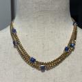 Michael Kors Jewelry | Michael Kors Glam Rock Necklace Guc | Color: Blue/Gold | Size: Os