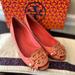 Tory Burch Shoes | Great Condition! Tory Burch Amanda Demi Wedge Peep Toe (Size 6.5 Us) | Color: Pink | Size: 6.5