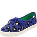 Kate Spade Shoes | Kate Spade New York X Keds Leopard Print Canvas Pointer Sneaker Emperor Sz 8 | Color: Black/Blue | Size: 8.5