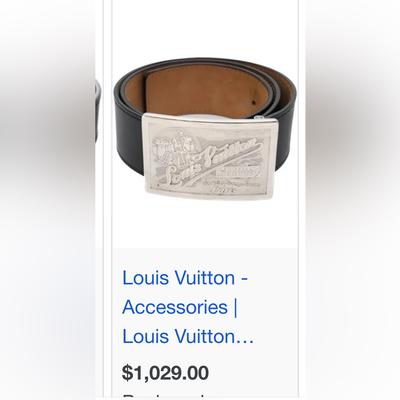 Louis Vuitton Accessories | Louis Vuitton Travelling Requisites - Size 40 Mens Belt | Color: Black | Size: 40