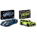 LEGO 42154 Technic Ford GT 2022 Auto-Modellbausatz für Erwachsene & 42138 Technic Ford Mustang Shelby GT500